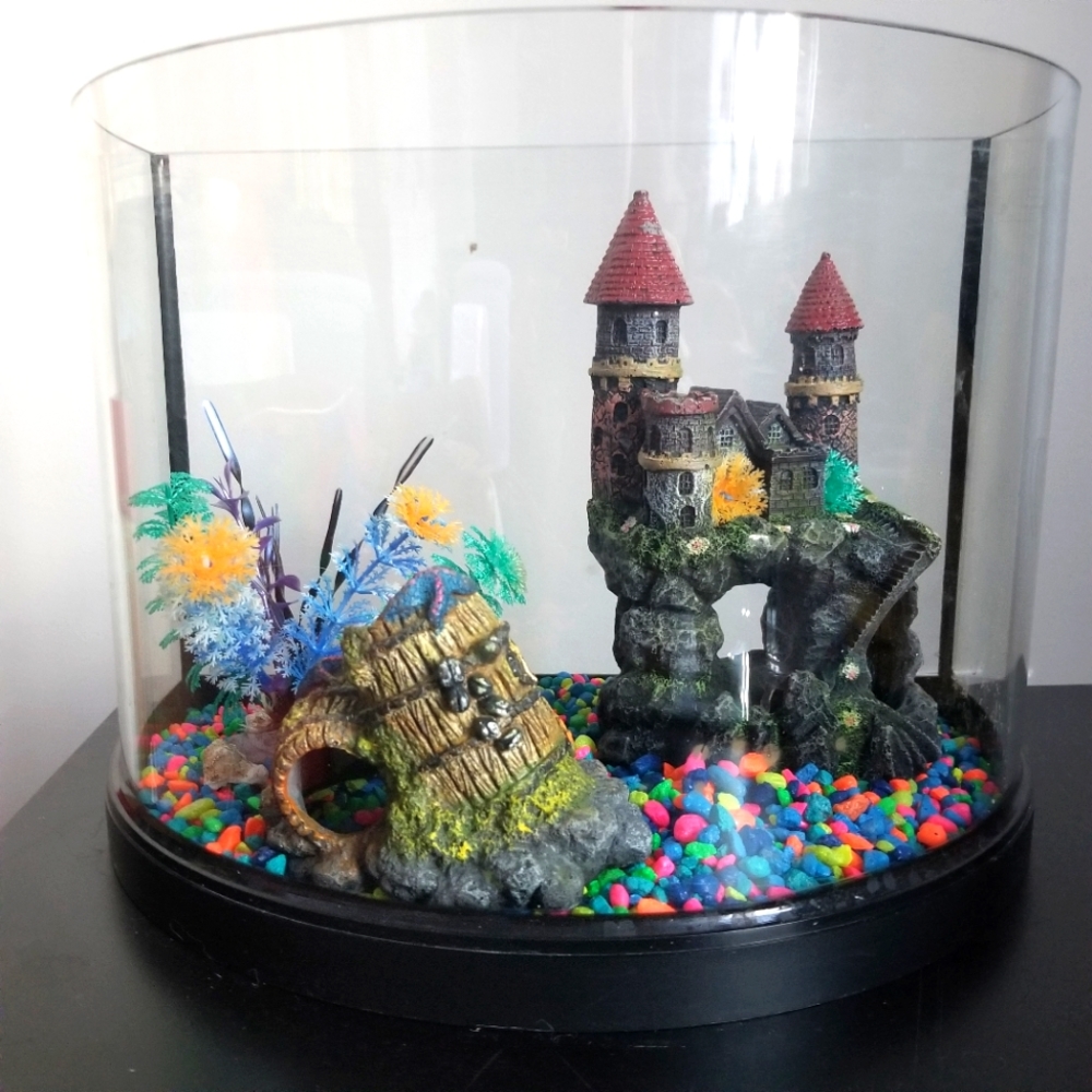 *HOST PICK!* Fisheye View Fish Tank with Accessories and Supplies